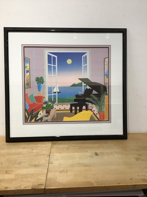 36"Sq Framed "Sonata" Thomas McKnight