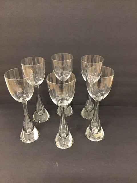 Set/6 "Flight" By Irice Water Goblets