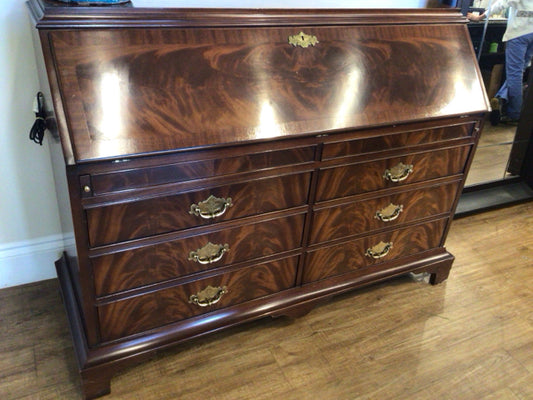 As-IS Century Drop Down Secretary Desk(Chips/Marks Along Bottom)