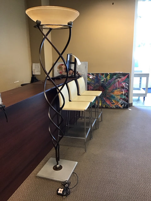 72" Antinea Torchier By John Francios Floor Lamp