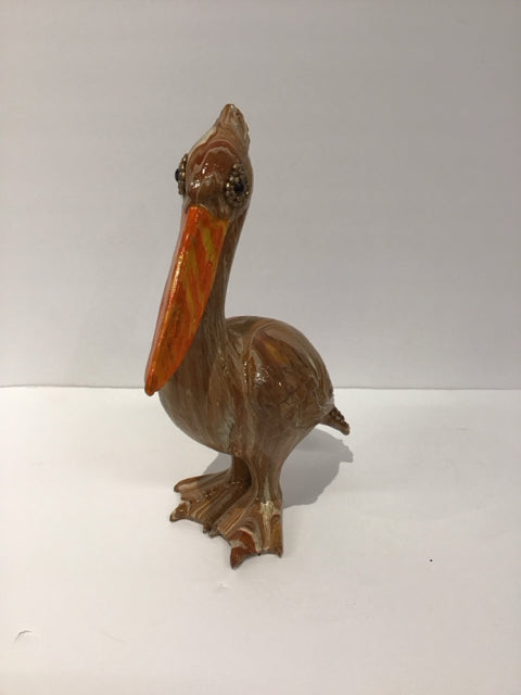 13" Pelican Sculpture By Susan David