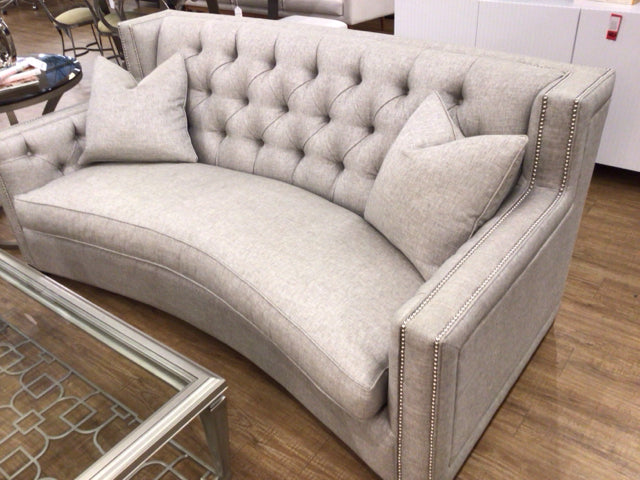 Robb & Stucky Ruyan Curved Back Tufted Sofa