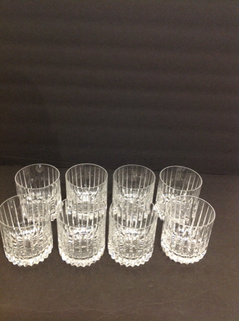 Set/8 Astral Peerage Double Old Fashioned Glasses