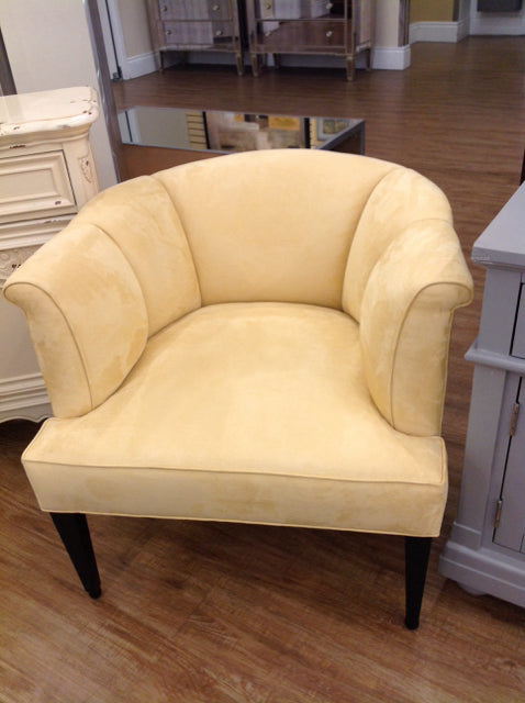 Gold Fabric Accent Chair