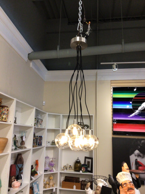 Arteriors 6 Light Glass Globes Fixture