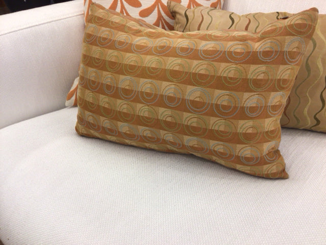 Gold Circle Lumbar Pillow