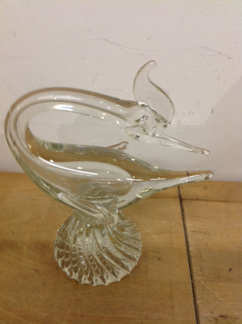 8" Art Glass Bird