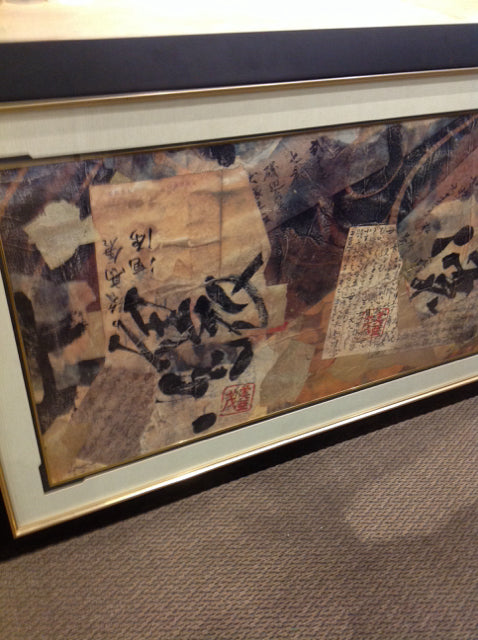 Wall Decor- 60" X 38" Asian Abstract Print