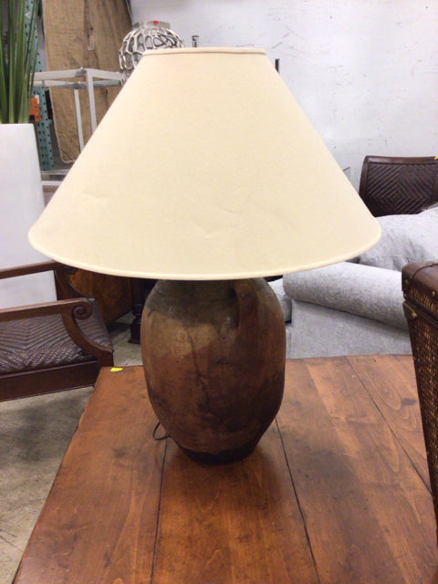 Pottery Urn Lamp