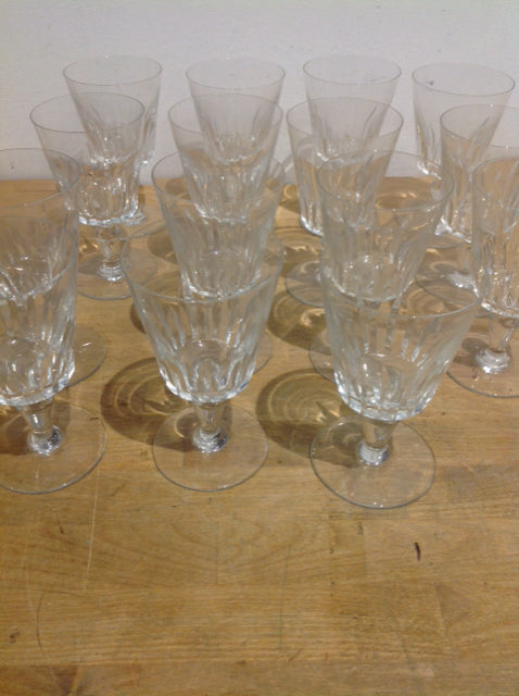 Set Of 15 Baccarat Goblet Glasses