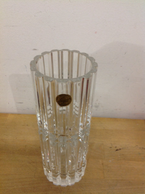 9" Cut Crystal Vase