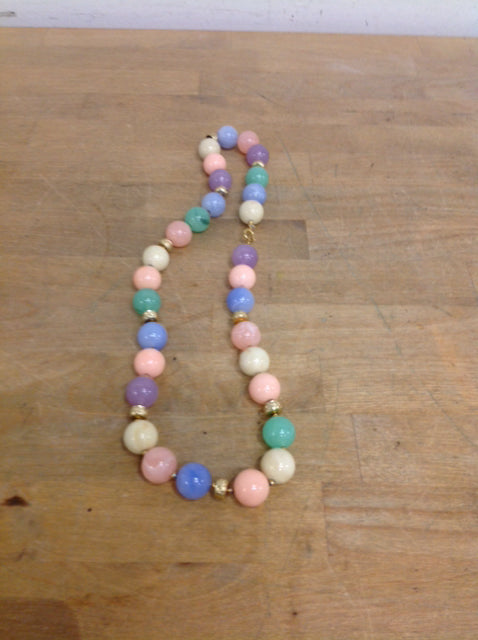 Necklace- Multi Color Beaded Stones