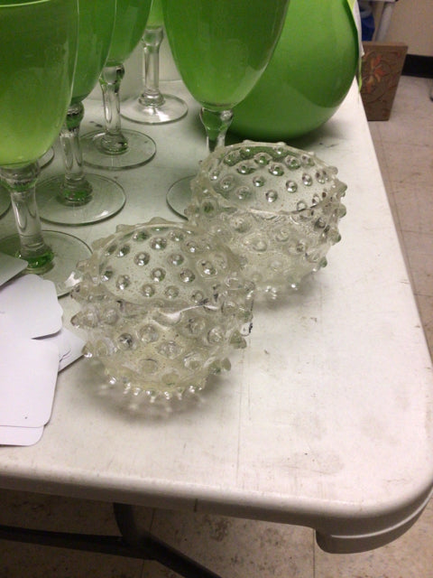 Pair Of Small Spiked Candle Holders