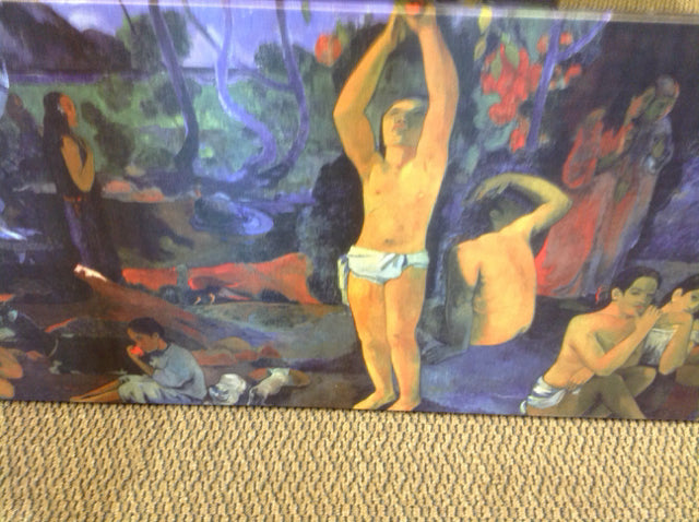 55" X 19" Paul Gauguin " Where Do We Come From "